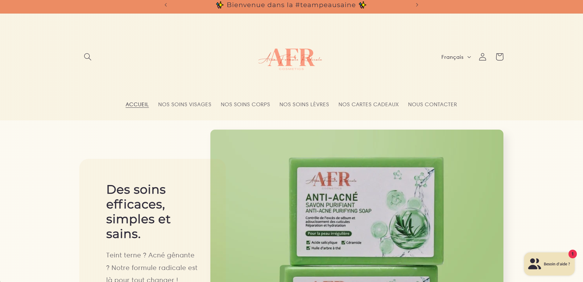 AFR Cosmetics | COG Webdesign